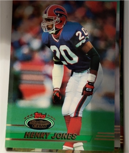 1993 Topps Stadium Club #439 Henry Jones — front