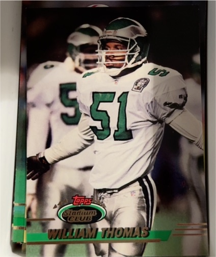 1993 Topps Stadium Club #418 William Thomas — front