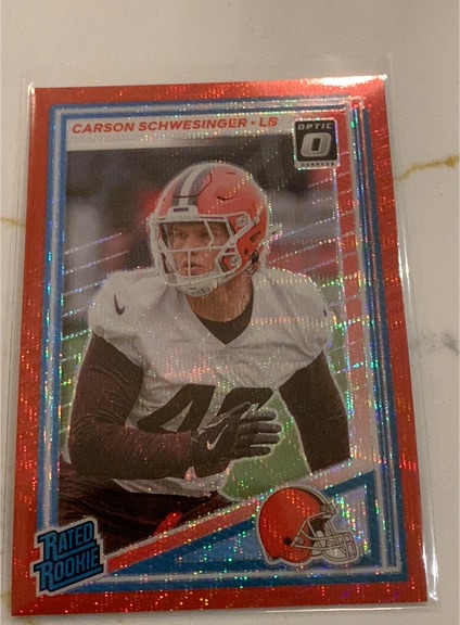 2025 Panini Donruss Optic #392 Carson Schwesinger — front