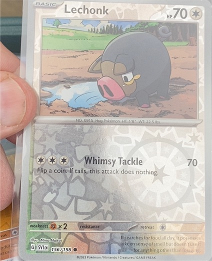 2024 Pokémon SV: Paldean Fates #071 Lechonk — front