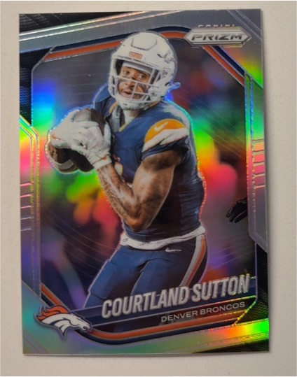 2025 Panini Prizm #163 Courtland Sutton — front