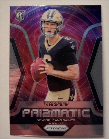 2025 Panini Prizm #16 Tyler Shough Prizmatic — front