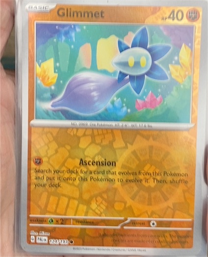 2022 Pokémon SV02: Paldea Evolved #124 Glimmet — front