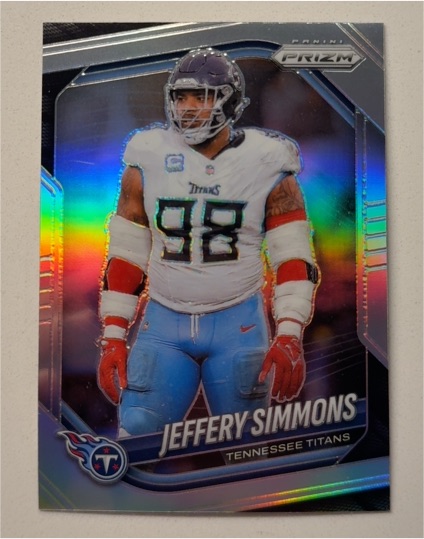 2025 Panini Prizm #268 Jeffery Simmons — front