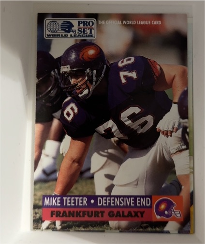 1991 Pro Set #11 Mike Teeter — front