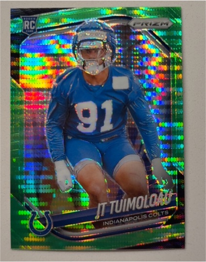 2025 Panini Prizm #324 JT Tuimoloau — front