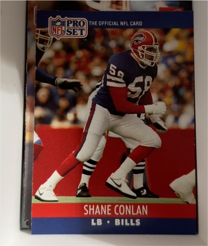 1990 Pro Set #437 Shane Conlan — front