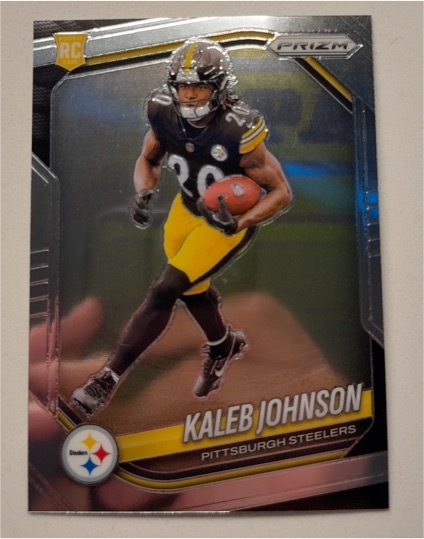 2025 Panini Prizm #375 Kaleb Johnson — front
