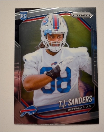 2025 Panini Prizm #338 T.J. Sanders — front