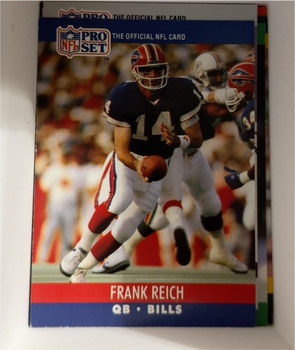 1990 Pro Set #441 Frank Reich — front