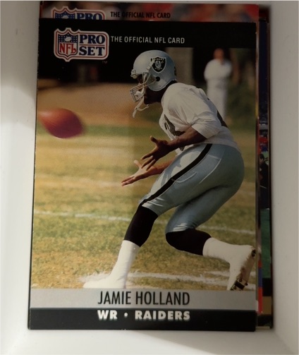 1990 Pro Set #544 Jamie Holland — front