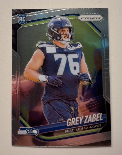 2025 Panini Prizm #387 Grey Zabel — front