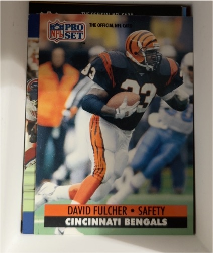 1991 Pro Set #113 David Fulcher — front