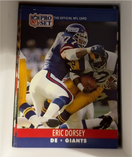 1990 Pro Set #594 Eric Dorsey — front