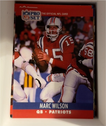 1990 Pro Set #15 Marc Wilson — front