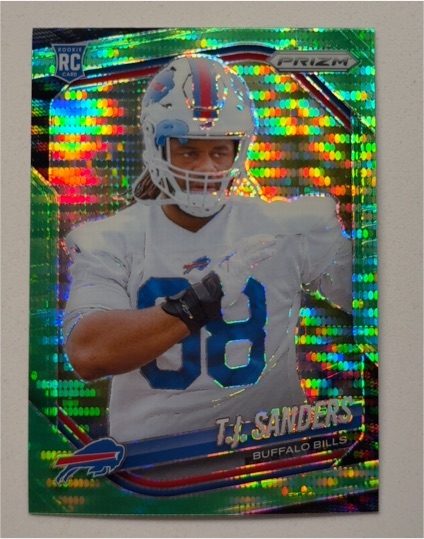 2025 Panini Prizm #338 T.J. Sanders — front