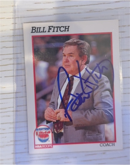1991 NBA Hoops Bill Fitch — front