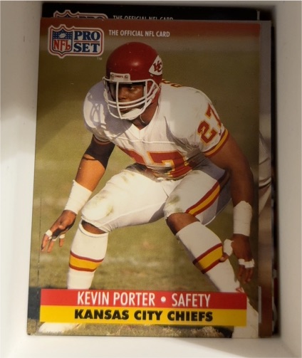 1991 Pro Set #187 Kevin Porter — front