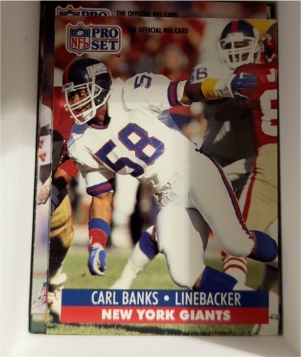 1991 Pro Set #56 Carl Banks — front