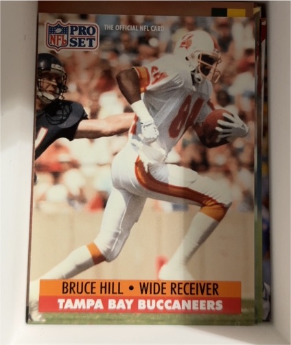 1991 Pro Set #311 Bruce Hill — front