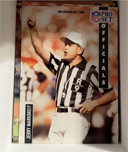 1991 Pro Set #364 Jerry Markbreit — front