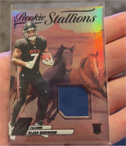 2023 Panini Zenith Rookie Stallions #RS-BRN Bijan Robinson — front