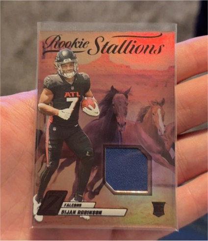2023 Panini Zenith Rookie Stallions #RS-BRN Bijan Robinson — front