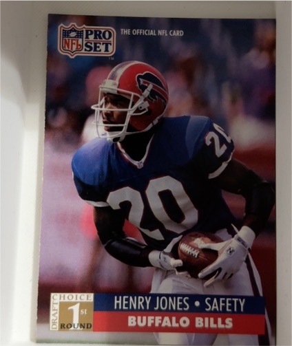 1991 Pro Set #755 Henry Jones — front