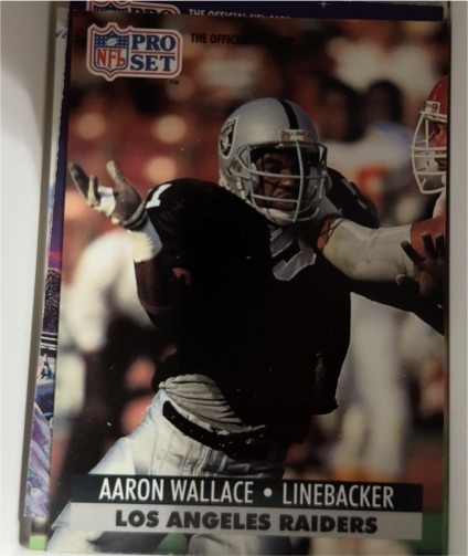 1991 Pro Set #549 Aaron Wallace — front
