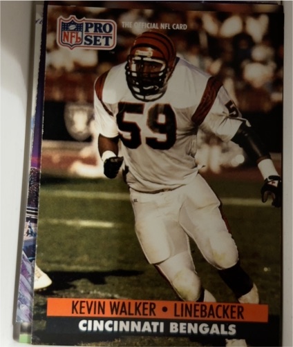 1991 Pro Set #466 Kevin Walker — front