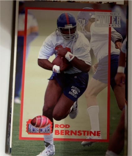 1993 Pro Set Power Moves #PM5 Rod Bernstine — front