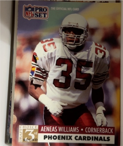 1991 Pro Set #788 Aeneas Williams — front