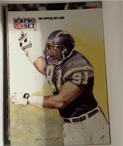 1991 Pro Set #421 Leslie O'Neal — front
