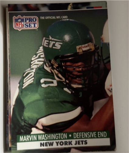 1991 Pro Set #612 Marvin Washington — front