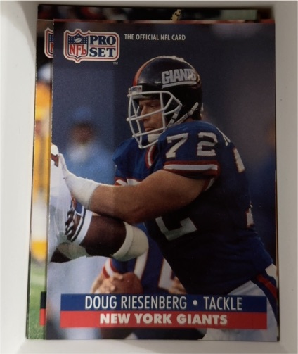 1991 Pro Set #599 Doug Riesenberg — front
