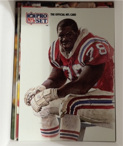 1991 Pro Set #409 Bruce Armstrong — front