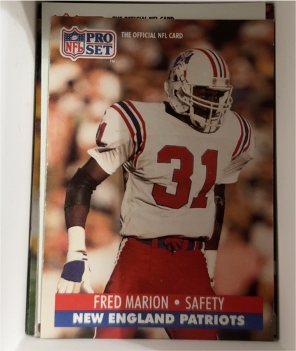 1991 Pro Set #31 Fred Marion — front