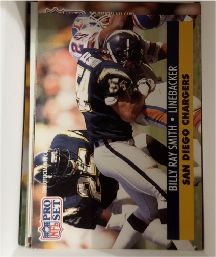 1991 Pro Set #646 Billy Ray Smith — front