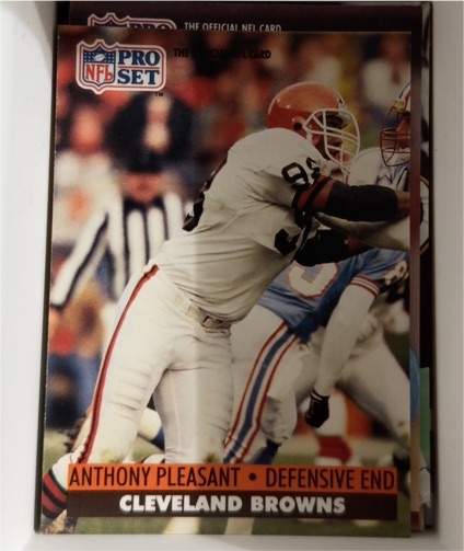 1991 Pro Set #475 Anthony Pleasant — front