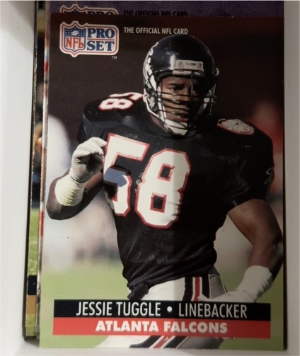 1991 Pro Set #441 Jessie Tuggle — front