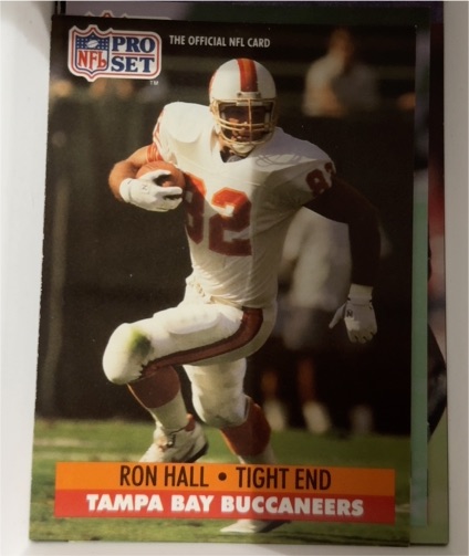 1991 Pro Set #672 Ron Hall — front