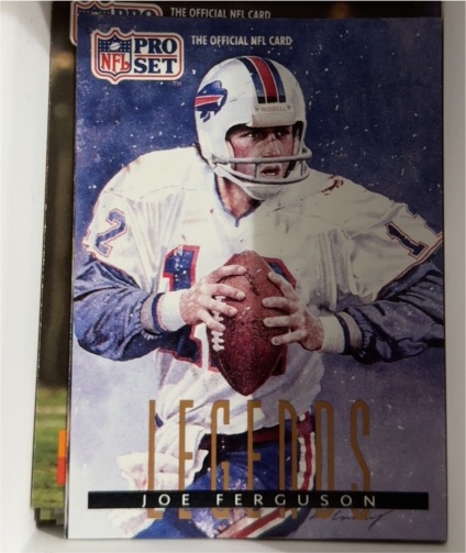1991 Pro Set #694b Joe Ferguson — front