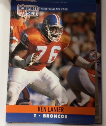 1990 Pro Set #488 Ken Lanier — front