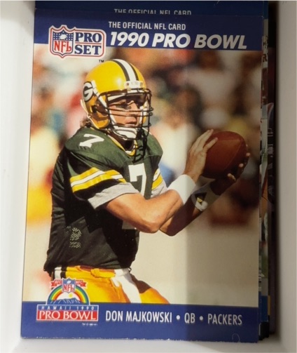 1990 Pro Set #401 Don Majkowski — front