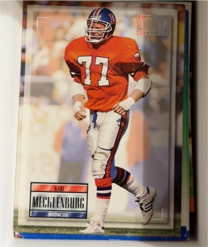 1993 Pro Set Power #177 Karl Mecklenburg — front