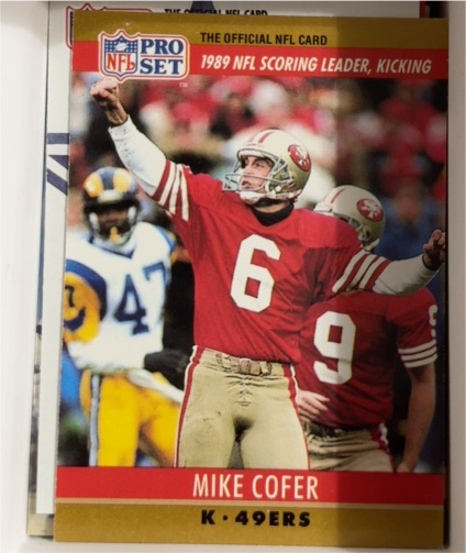 1990 Pro Set #11 Mike Cofer — front