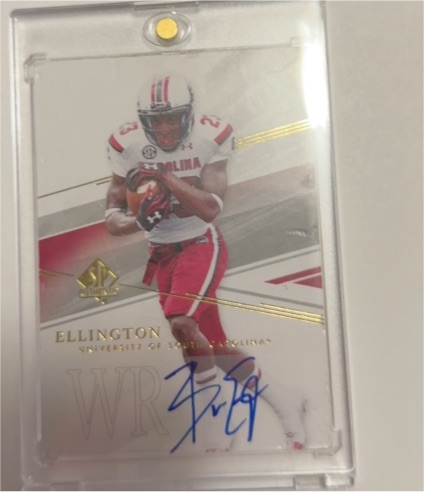 2014 SP Authentic Ellington University of South Carolina WR — front