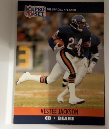 1990 Pro Set #453 Vestee Jackson — front