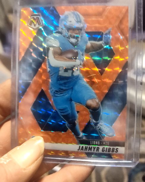 2025 Panini Mosaic #103 Jahmyr Gibbs — front
