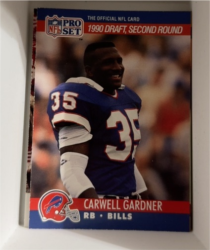 1990 Pro Set #711 Carwell Gardner — front